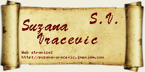 Suzana Vračević vizit kartica